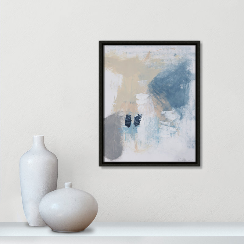 Coastal Carnival II Print by Casa Fine Arts, Espresso Floater Framed Canvas, No Mat, 15.5" H x 12.5" W x 2" D