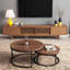 Ensemble de table basse gigogne 78,7 po 3 pièces Mid-Century