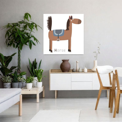 Art contemporain, art abstrait cheval contemporain
