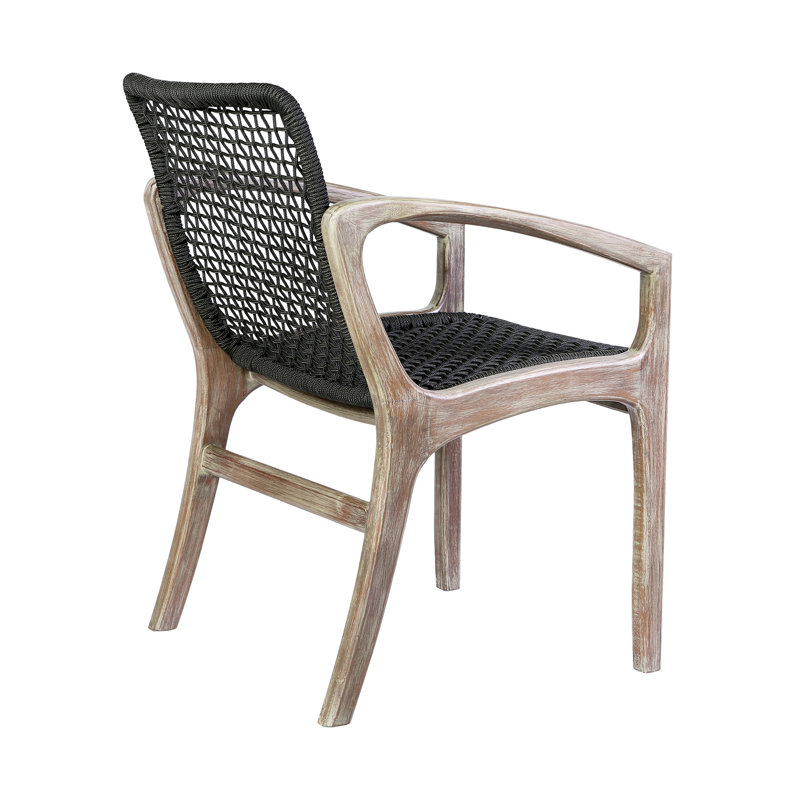 Dasinger 32'' Rectangular 4 - Person Outdoor Dining Set, Brown
