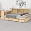 Lit de jour multifonctionnel d'angle avec tiroirs de rangement, bureau, port de charge-875006221