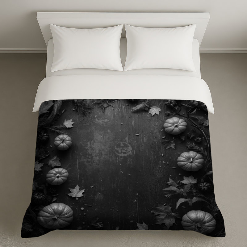 Citrouilles et feuilles d'automne housses de couette, Décor d'automne 2