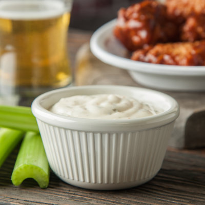 Melamine Fluted Bowl Sauce Ramekin, 4 oz