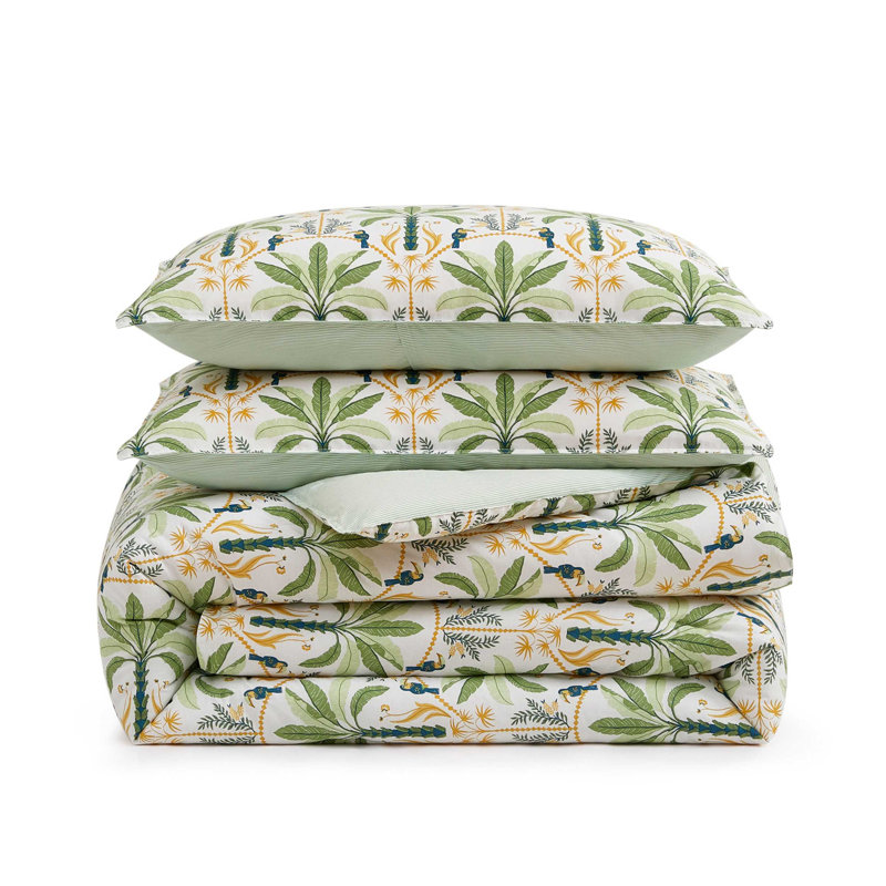 Ensemble d'édredon Tommy Bahama Mystic Palms, Édredon pour très grand lit + 2 taies décorativ