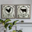 " Berkshire Rooster " 2 - Pieces-296871884-296871856