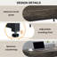 Table basse à plateau relevable 39 po