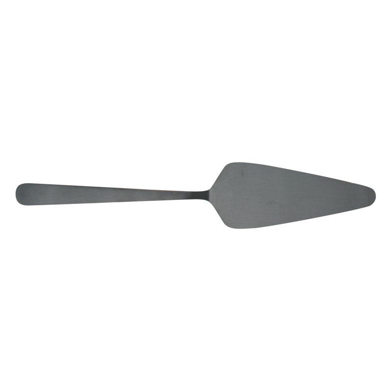 Stainless Steel Cake Server, Matte Black