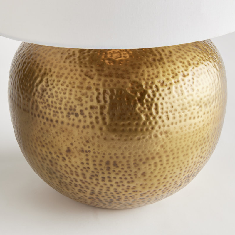 Mercury Table Lamp, 25" H x 18" W x 18" D