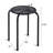6-Pack Stackable Multifunctional Daisy Design Backless Round Metal Stool Set-1198815117