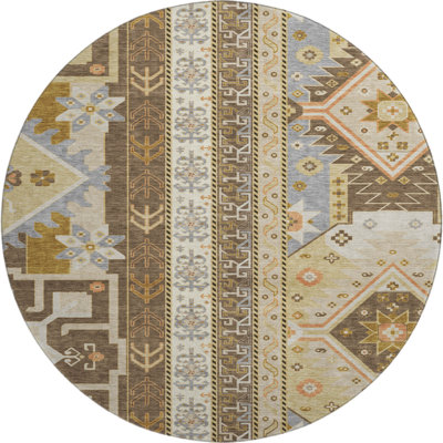 Premium Machine Washable Jahnke AMF1015 Aztec Rug