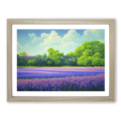 Innovative Bluebell Field - Single Picture Frame Painting