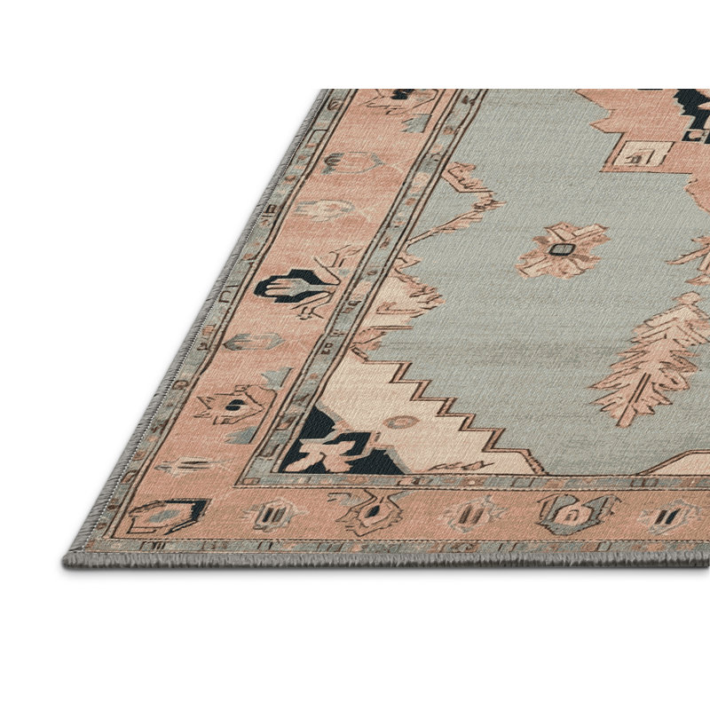 Machine Washable Afyon Gray Area Rug
