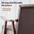 Mid-Century Modern Accent Chair With Solid Wood Frame, Extra-Thick Backrest, And Versatile Design For Living Room, Bedroom, And Reading Nook-156869364