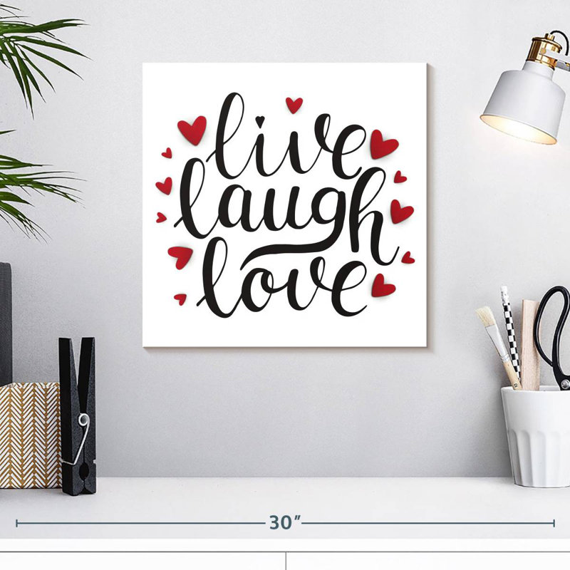 Tergel Live Laugh Love Hearts