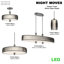 Luminaire suspendu tambour 1 lumière