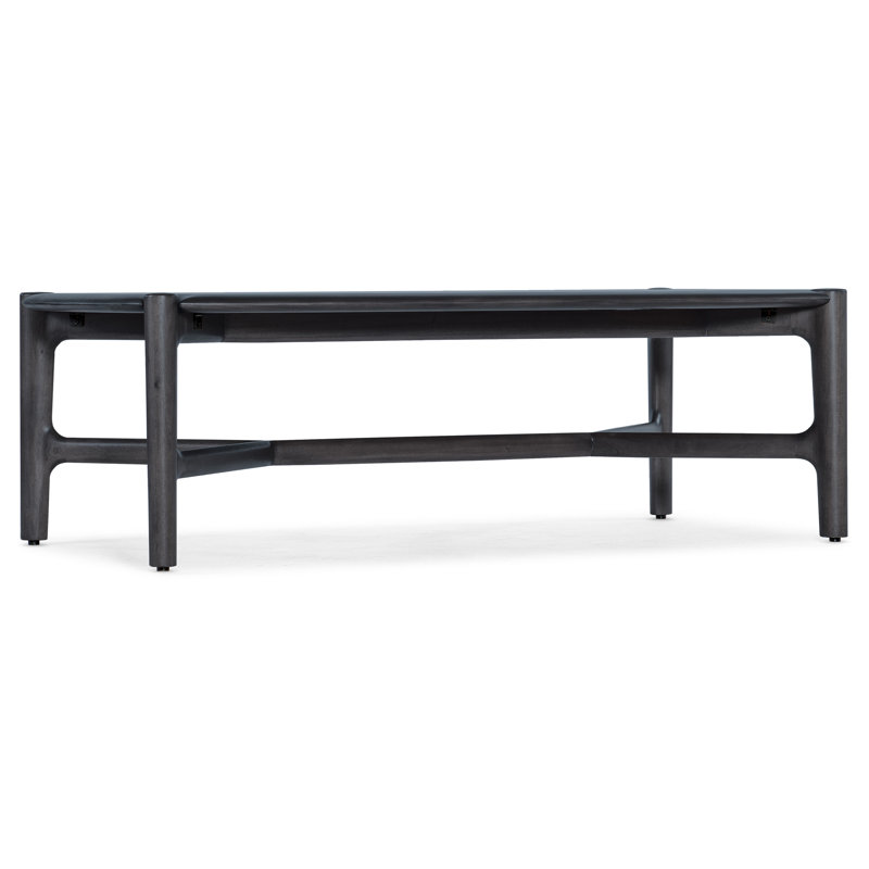 Harlow Solid Wood Coffee Table, Black