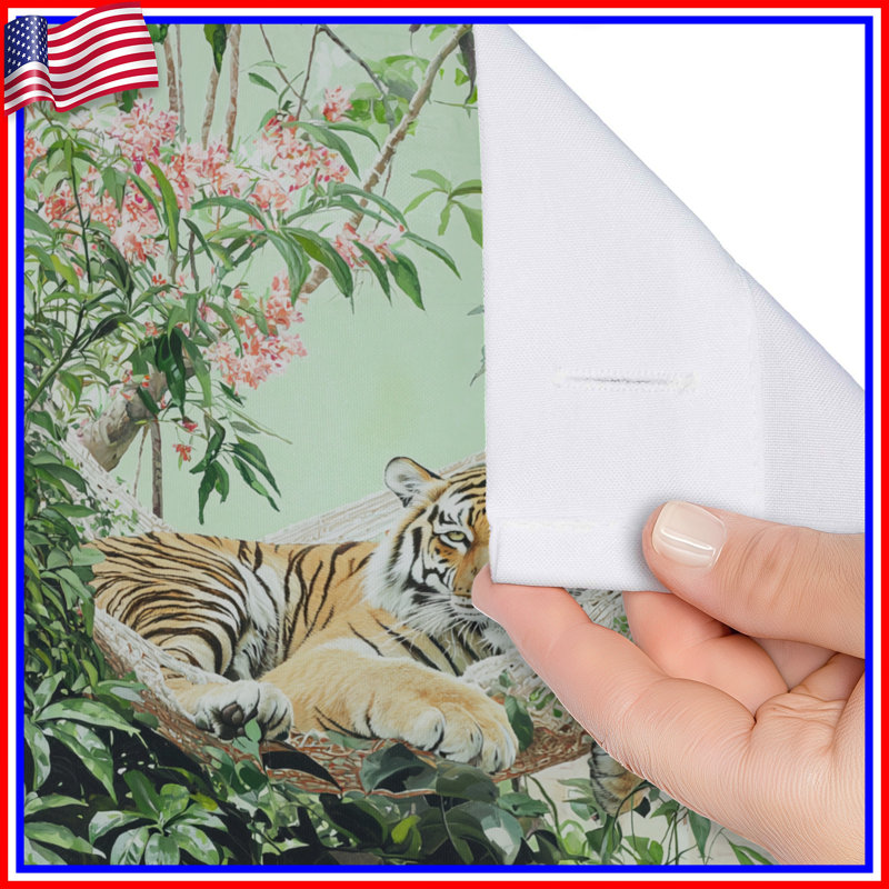Rideau de douche Tiger - Animal Tropical