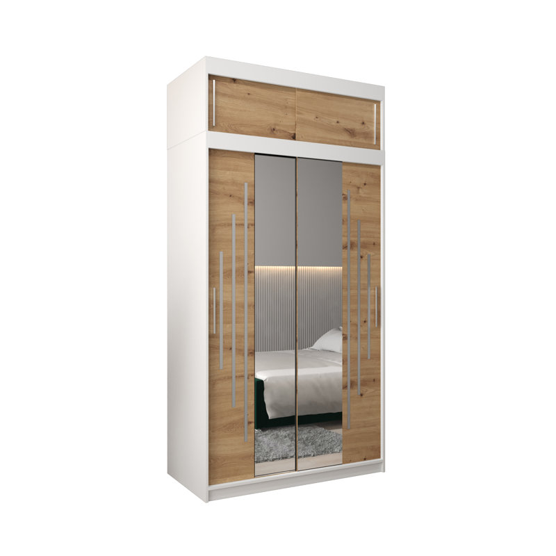 Iives 120cm Closet System, White/Artisan