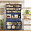 Garde-manger autonome 70,9 po Kenilworth: Bois de haute qualité avec tablette et tiroirs pour micro-ondes-986305593