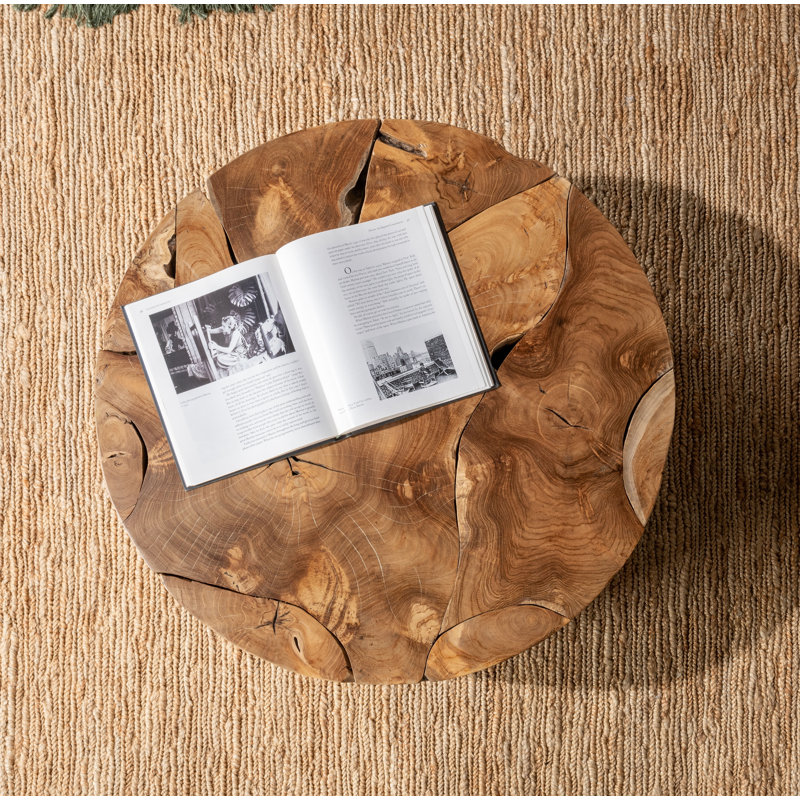 Rhea Solid Wood Coffee Table
