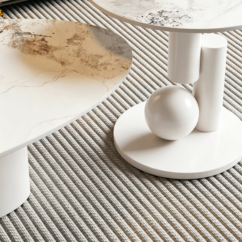 Heier, H 14,56 po x L 47,24 po x l 23,62 po, Gray / White