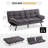 Unia Twin 71'' Convertible Futon Sofa-730439346