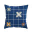 Grid & Flowers Pillow Cover 20x20 Inch-2099437290