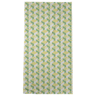 Serviette de bain à motif de gratte-ciels classiques