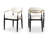 Eligah Vegan Leather Upholstered Dining Arm Chair-6766377-6766386
