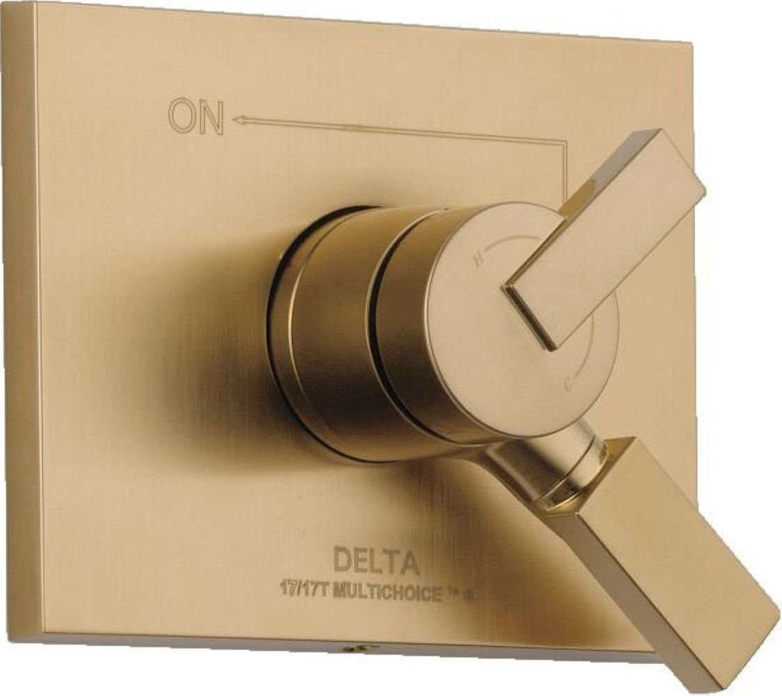 Vero Volume Control Faucet Trim, Brilliance Champagne Bronze