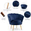 Fauteuil demi-tonneau en velours 28,8 po Raelynn-1346203087