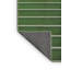 Tapis à motif géométrique vert-390119963