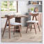 Stylish and Comfortable VIDA DINING CHAIR (Set of 2) with Curved Backrest and Durable Wood Frame, Ideal for Modern Dining Areas.