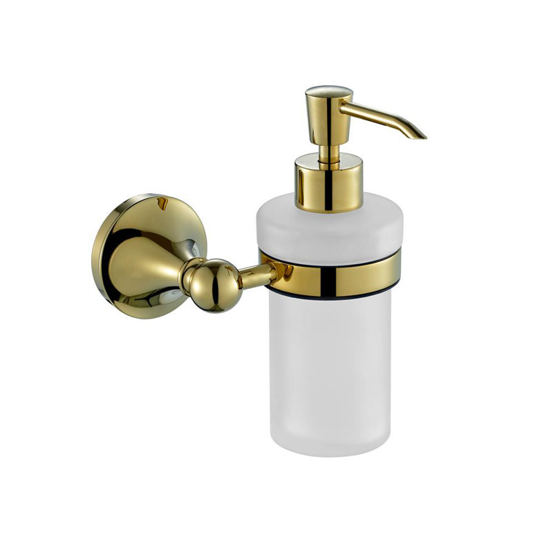 Viena Soap Dispenser - Wall Mount - 7", Gold