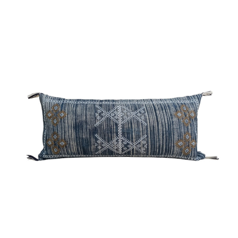 Housse de coussin rectangulaire 100% coton Chalino