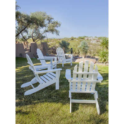 Classics Classics 4-Piece Folding Adirondack Conversation Set