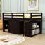 Lit mezzanine bas en bois avec 3 tiroirs Iago Kids-1186309195