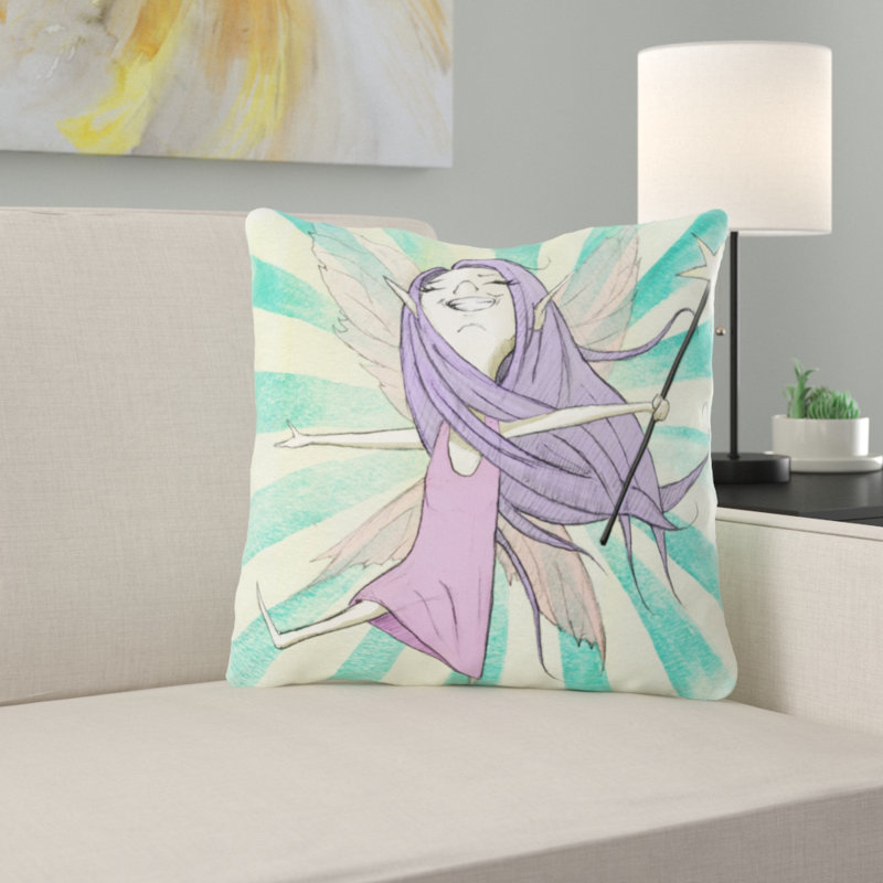 Coussin de fée Wyrick, Microsuède, Intérieur