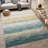 Machine Washable Indoor/Outdoor Chantille ACN2941 Striped Rug-128961525
