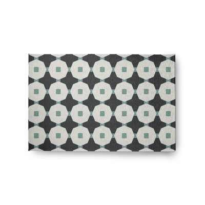 Chenille Geometric Indoor Rug