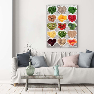 Healthy Food - Wrapped Canvas Print