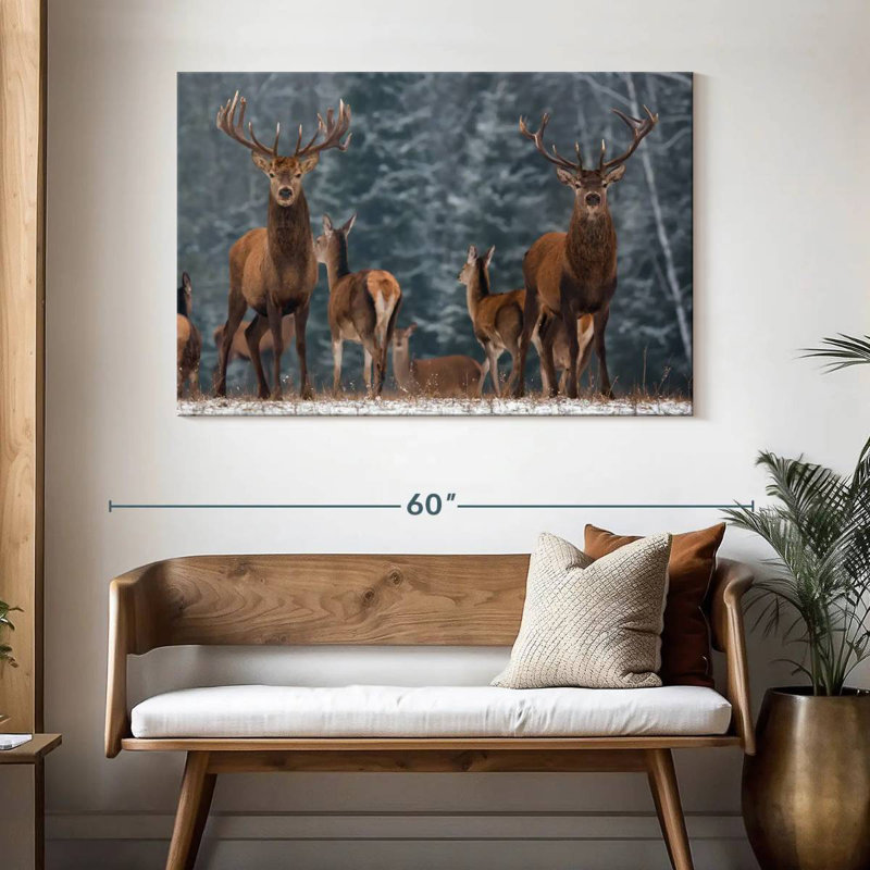 Brampt Deer Season, 32" H x 48" W