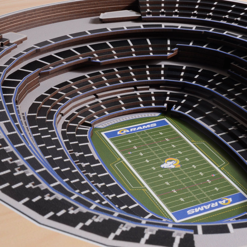 Traditional Entertainment Wall Decor, Los Angeles Rams