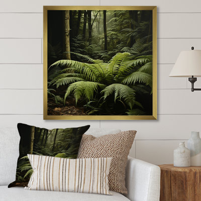 Green Fern Forest Beauty IV - Ferns Wall Art