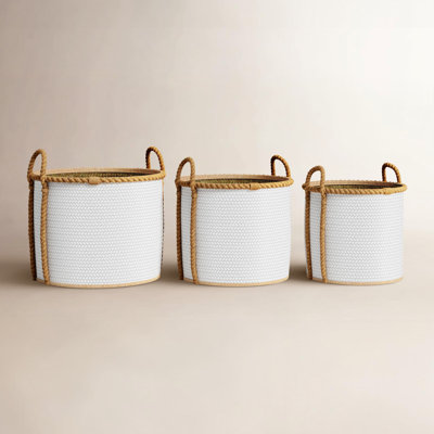 Handmade Seagrass Decorative Basket