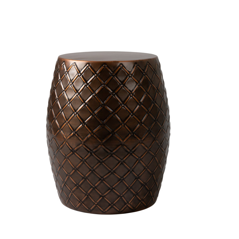 Tabouret en métal Masboro, Cuivre