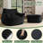 Suede Sofa Chair With Ottoman - 5-Zone Support & Compact Boxed Delivery-64396212-64396214