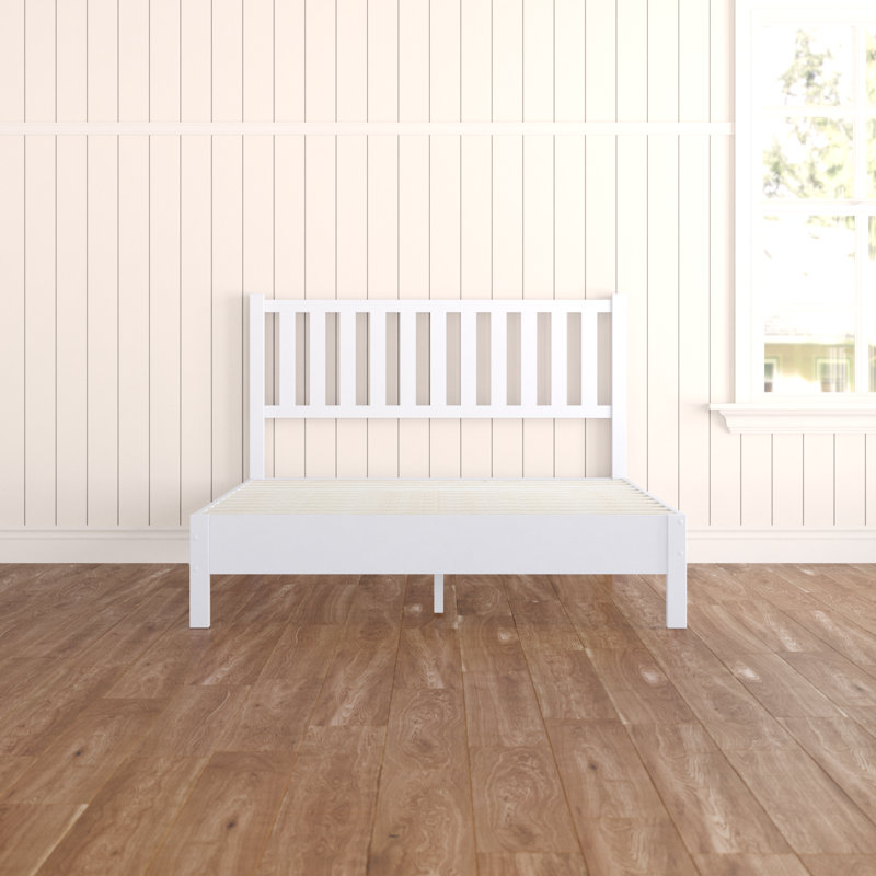 Eric Solid Wood Low Profile Standard Bed, Queen