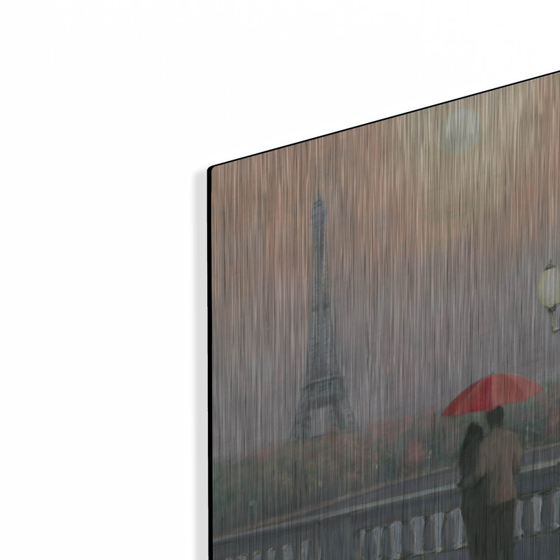 «Paris Evening» par Wellington Studio, art mural en métal, H 16 po x l 12 po