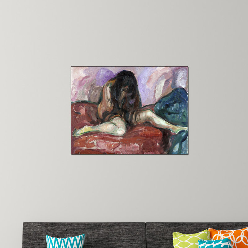 Edvard Munch - Wrapped Canvas Painting, 60cm H x 80cm W x 1.8cm D